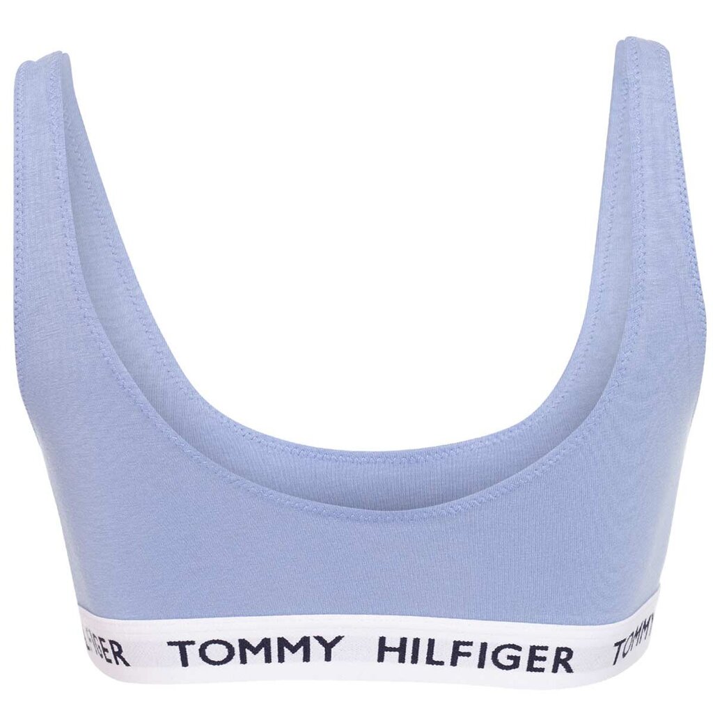 Sportinė liemenėlė moterims Tommy Hilfiger, mėlyna kaina ir informacija | Liemenėlės | pigu.lt