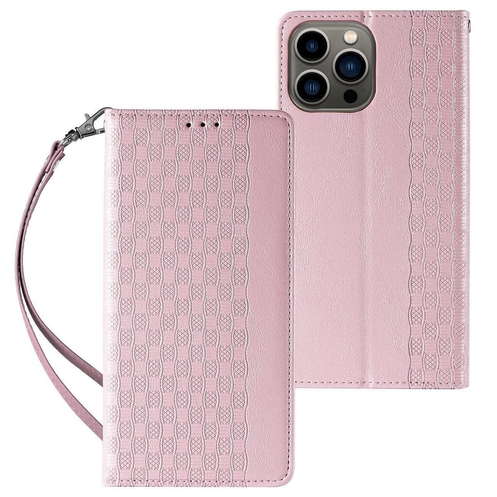 Magnet Strap iPhone 14 Plus pink kaina ir informacija | Telefono dėklai | pigu.lt