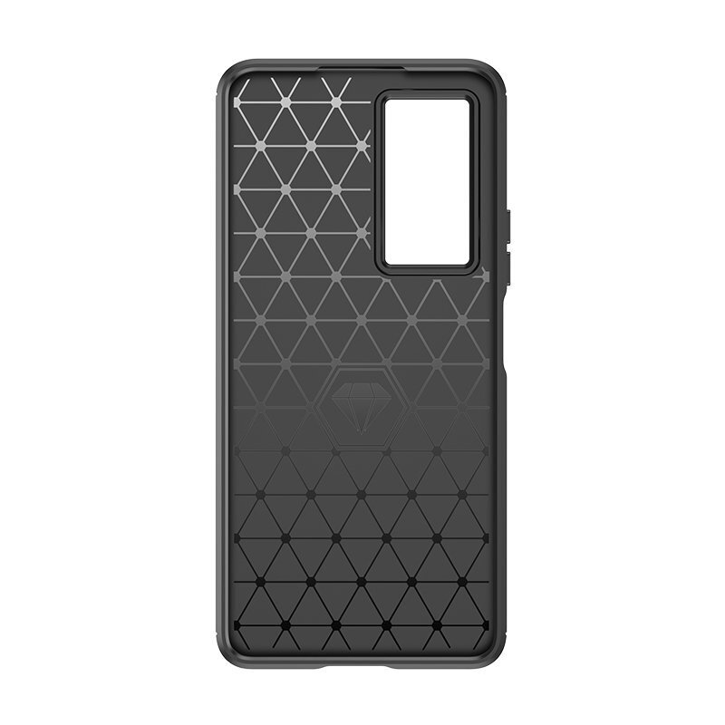 Carbon Xiaomi Poco F4 5G flexible silicone Carbon Black kaina ir informacija | Telefono dėklai | pigu.lt