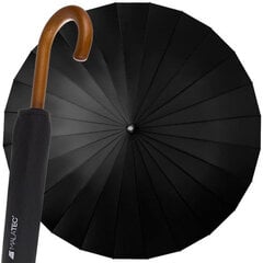 Automatinis skėtis Malatec, juodas kaina ir informacija | Vyriški skėčiai | pigu.lt