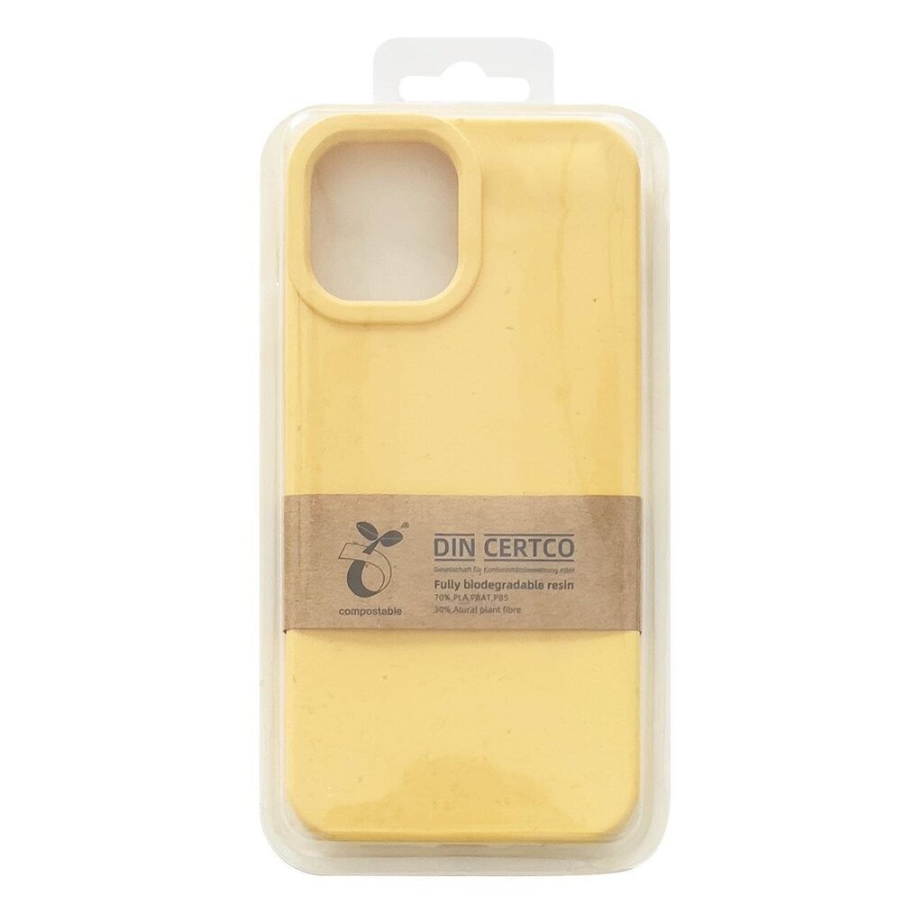 Eco iPhone 14 Plus Silicone Degradable yellow цена и информация | Telefono dėklai | pigu.lt