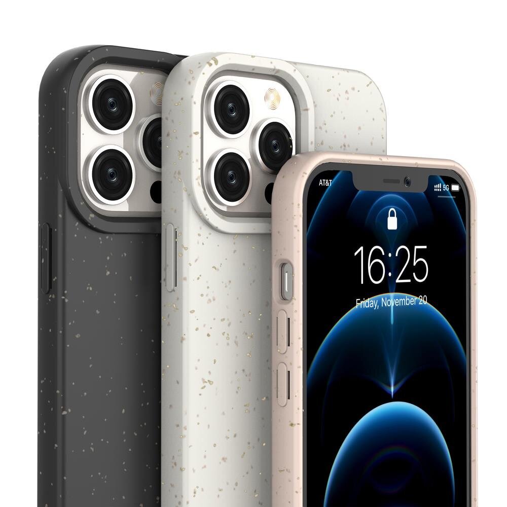 Eco iPhone 14 Pro Silicone Degradable navy blue kaina ir informacija | Telefono dėklai | pigu.lt