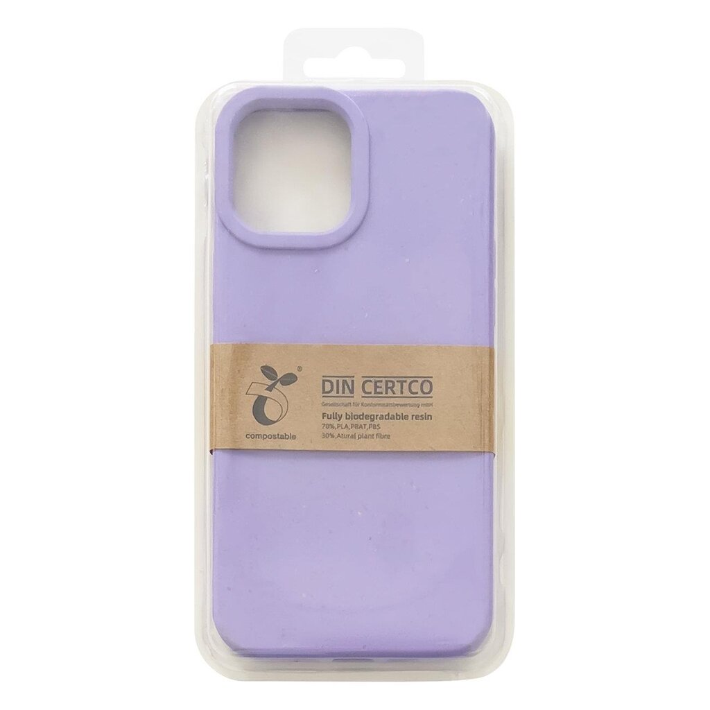 Eco iPhone 14 Pro Silicone Degradable navy blue kaina ir informacija | Telefono dėklai | pigu.lt