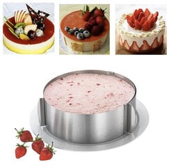 Регулируемая форма для торта 16-30 см цена и информация | Формы, посуда для выпечки | pigu.lt