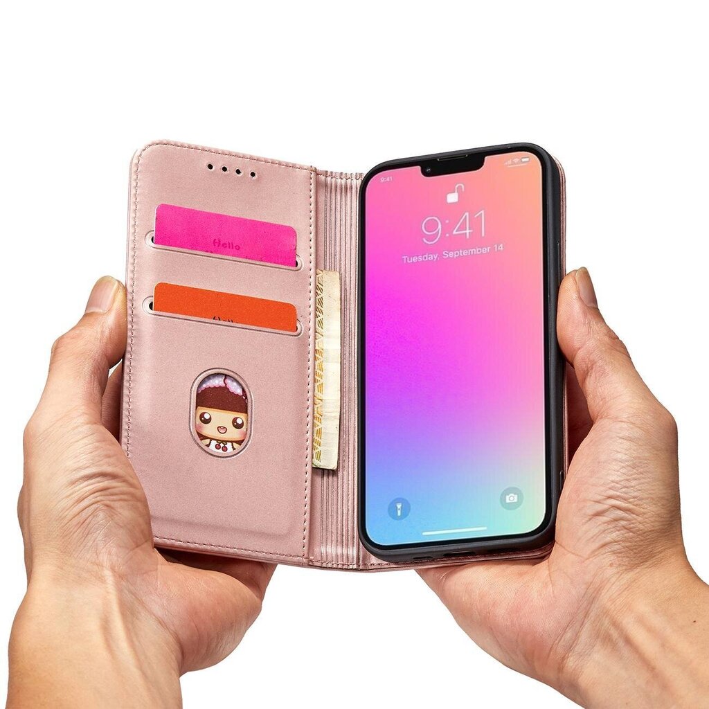 Magnet Card Samsung Galaxy A23 5G pink kaina ir informacija | Telefono dėklai | pigu.lt