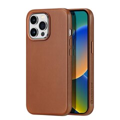 Dux Ducis Naples iPhone 14 Pro Max magnetic leather MagSafe brown kaina ir informacija | Telefono dėklai | pigu.lt