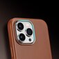 Dux Ducis Naples iPhone 14 Pro Max magnetic leather MagSafe brown kaina ir informacija | Telefono dėklai | pigu.lt