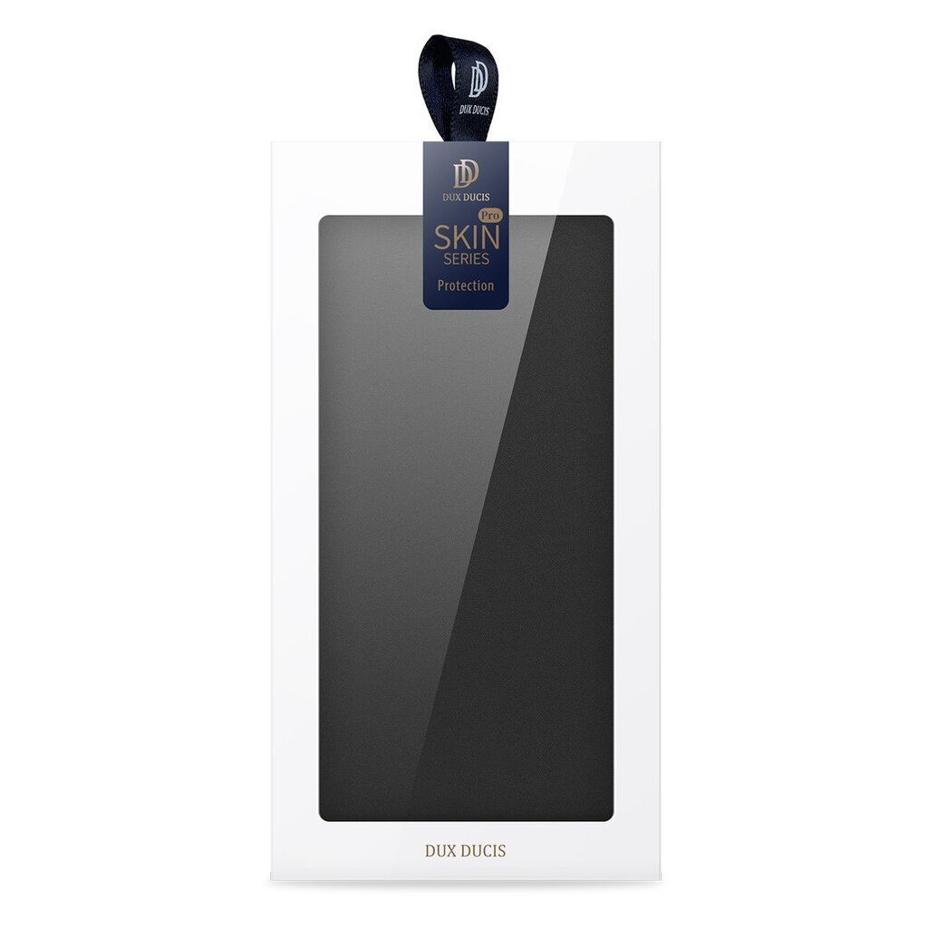 Dux Ducis Skin Pro Asus Zenfone 9 flip card wallet stand Black kaina ir informacija | Telefono dėklai | pigu.lt