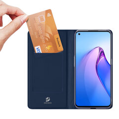 Dux Ducis Skin Pro Oppo Reno 8 flip card wallet stand blue цена и информация | Чехлы для телефонов | pigu.lt