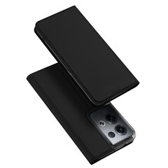 Dux Ducis Skin Pro Oppo Reno 8 Pro flip card wallet stand Black kaina ir informacija | Telefono dėklai | pigu.lt