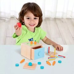 Žaislinis medinis kubas kaina ir informacija | Lavinamieji žaislai | pigu.lt