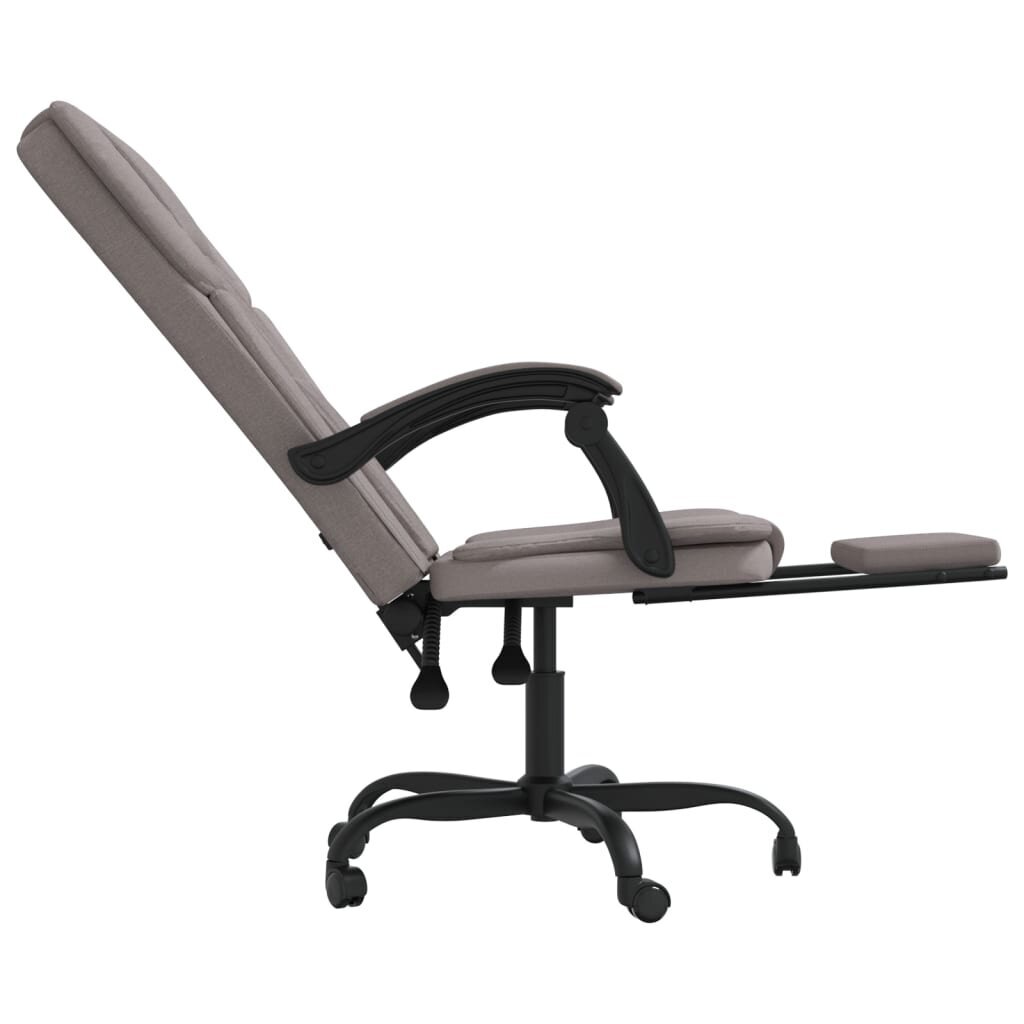 Atlošiama biuro kėdė, Audinys, taupe spalva kaina ir informacija | Biuro kėdės | pigu.lt