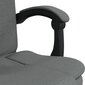 Atlošiama biuro kėdė, Audinys, tamsiai pilka kaina ir informacija | Biuro kėdės | pigu.lt