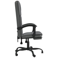 Atlošiama biuro kėdė, Audinys, tamsiai pilka цена и информация | Офисные кресла | pigu.lt