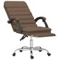 Atlošiama masažinė biuro kėdė, Audinys, ruda kaina ir informacija | Biuro kėdės | pigu.lt