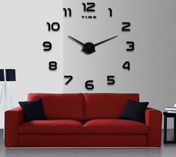 Modernus sieninis laikrodis Pasidaryk Pats kaina ir informacija | Laikrodžiai | pigu.lt