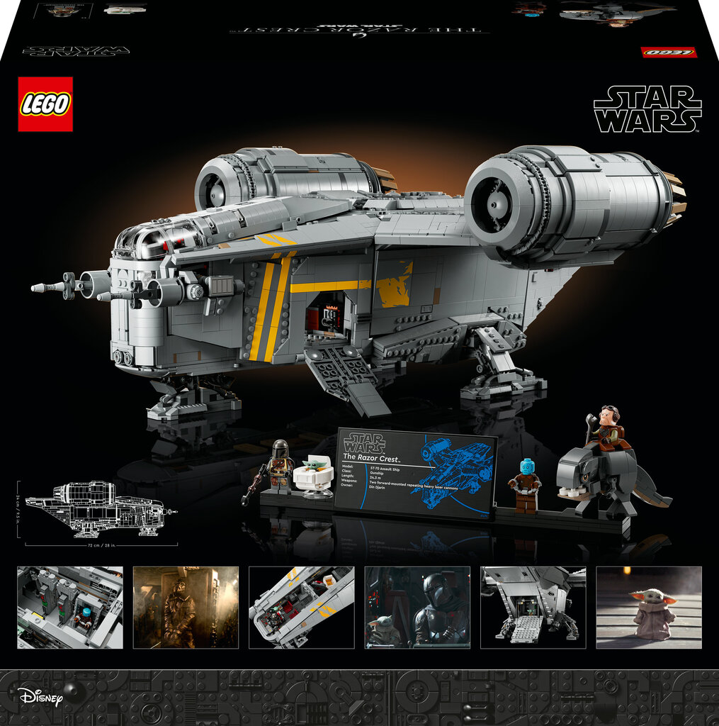 75331 LEGO® Star Wars The Razor Crest kaina ir informacija | Konstruktoriai ir kaladėlės | pigu.lt