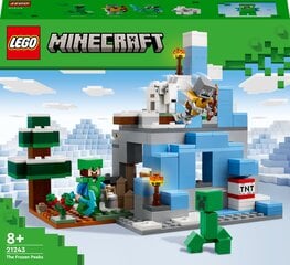 21243 LEGO® Minecraft Ледяные вершины цена и информация | Конструкторы и кубики | pigu.lt