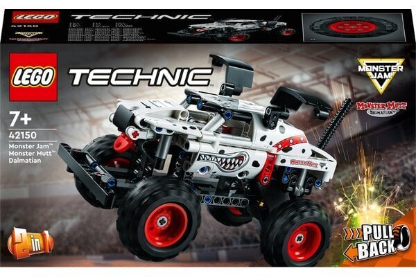 42150 LEGO® Technic Monster Jam™ Monster Mutt™ Dalmatinas цена и информация | Konstruktoriai ir kaladėlės | pigu.lt