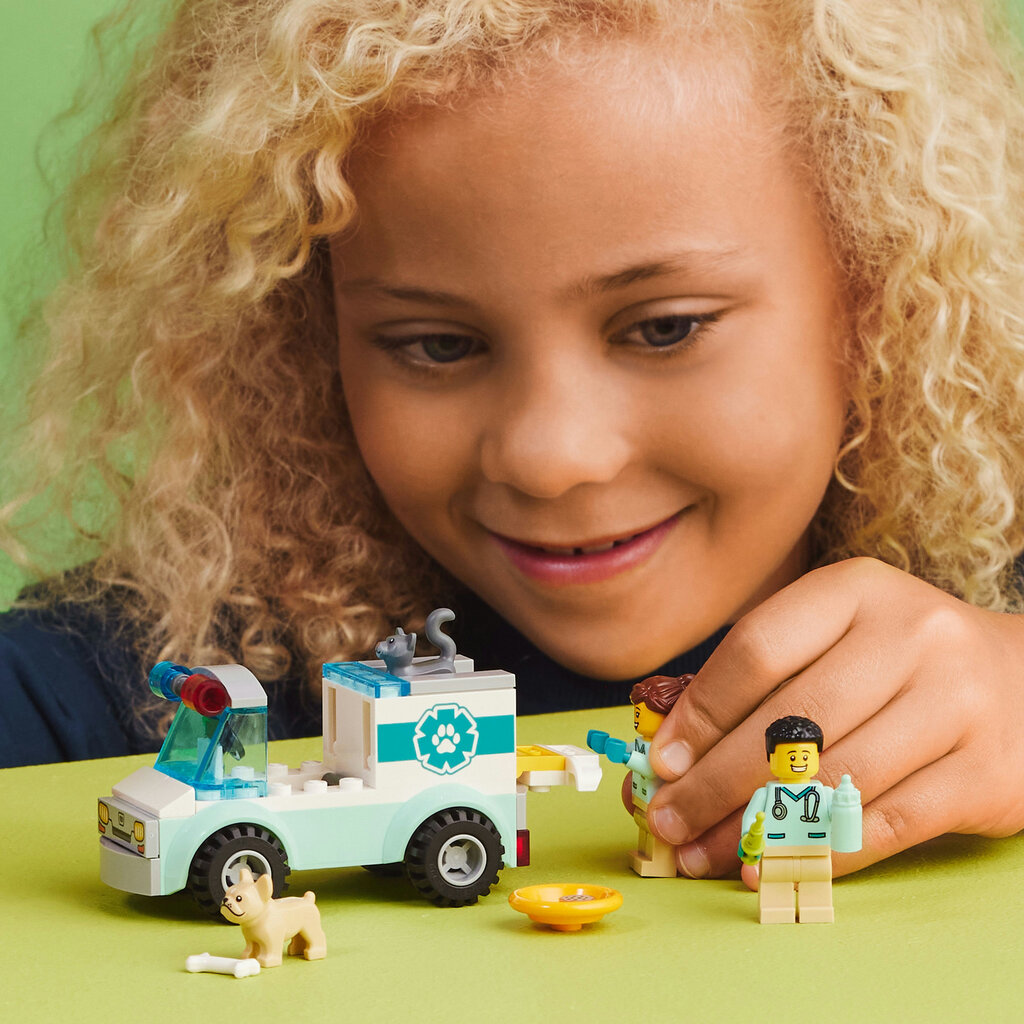 60382 LEGO® City Gyvūnėlių greitosios pagalbos automobilis kaina ir informacija | Konstruktoriai ir kaladėlės | pigu.lt