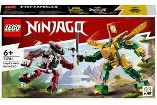 71781 LEGO® NINJAGO Битва роботов цена и информация | Конструкторы и кубики | pigu.lt