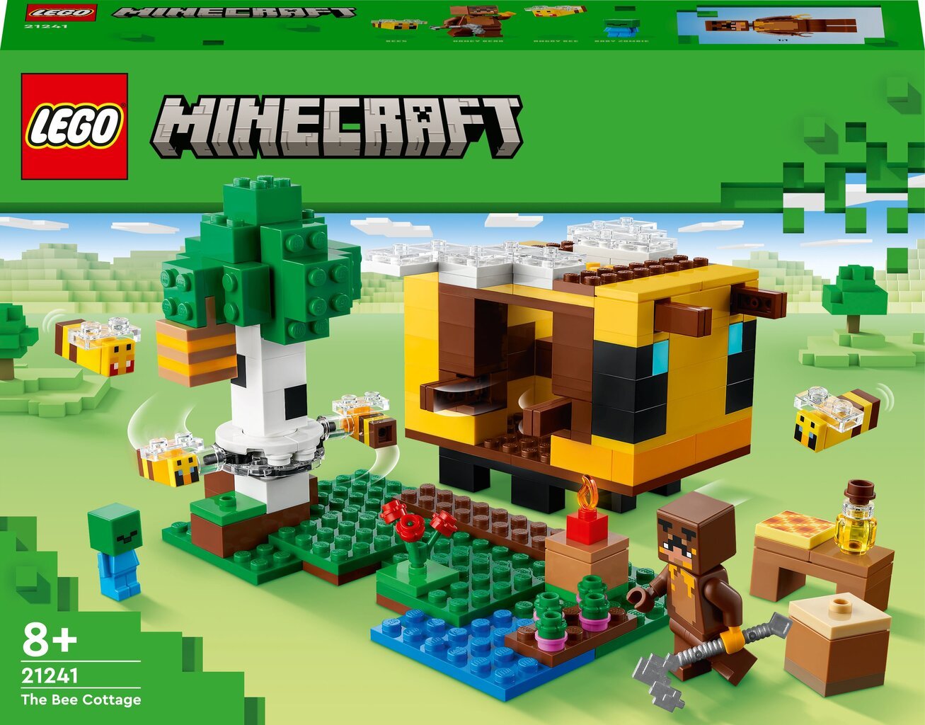 21241 LEGO® Minecraft Bičių avilys kaina ir informacija | Konstruktoriai ir kaladėlės | pigu.lt