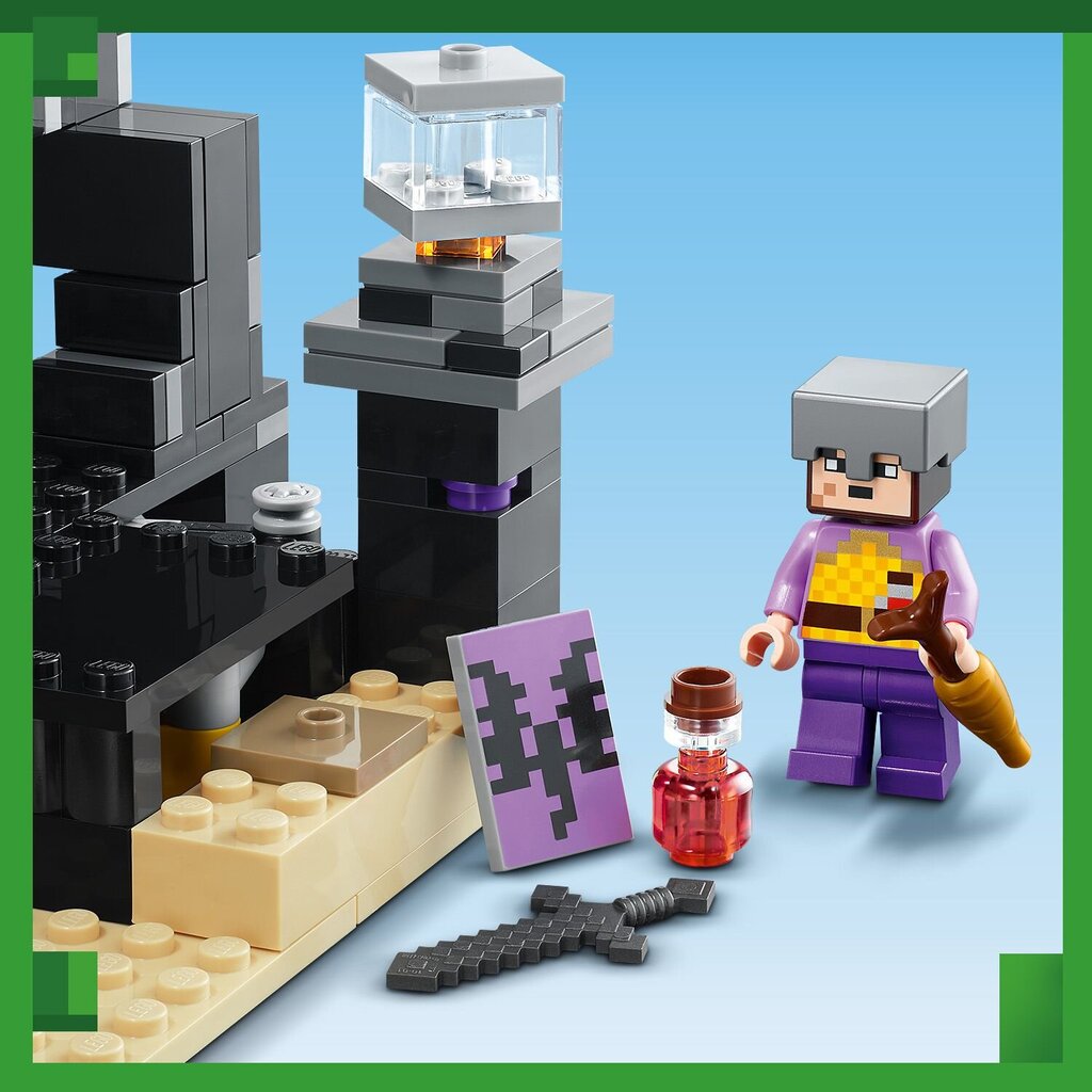 21242 LEGO® Minecraft „End“ arena kaina ir informacija | Konstruktoriai ir kaladėlės | pigu.lt