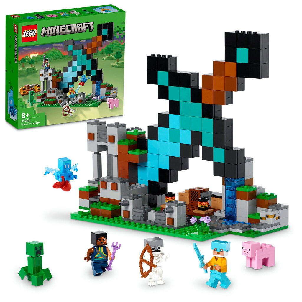 21244 LEGO® Minecraft Kardo sargybos postas цена и информация | Konstruktoriai ir kaladėlės | pigu.lt