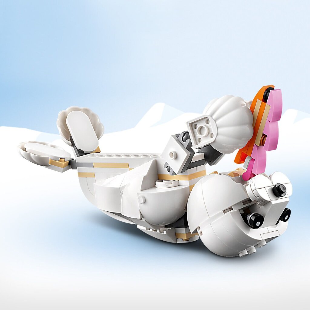 31133 LEGO® Creator 3in1 Baltasis triušis kaina ir informacija | Konstruktoriai ir kaladėlės | pigu.lt