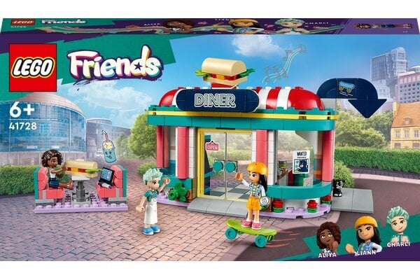 41728 LEGO® Friends Hartleiko miesto restoranas kaina ir informacija | Konstruktoriai ir kaladėlės | pigu.lt