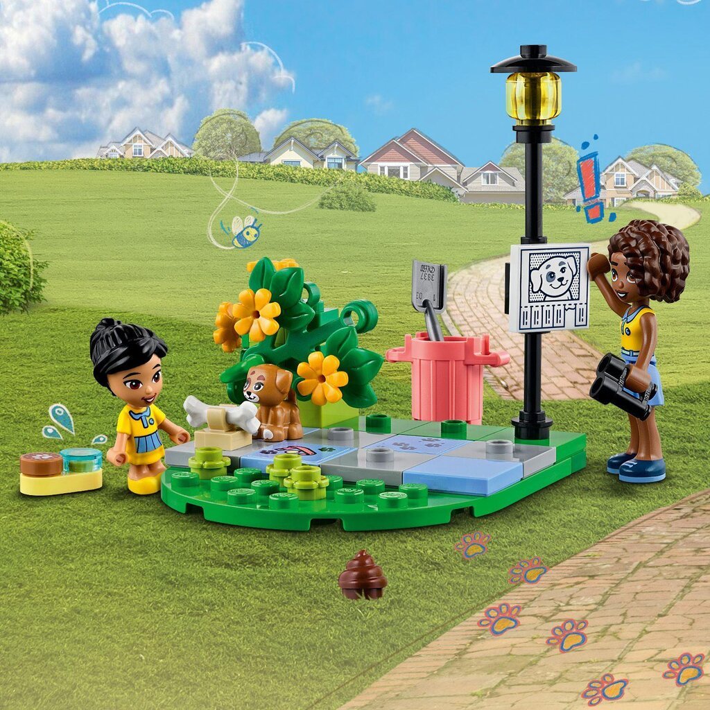 41738 LEGO® Friends Šunų gelbėjimo dviratis kaina ir informacija | Konstruktoriai ir kaladėlės | pigu.lt