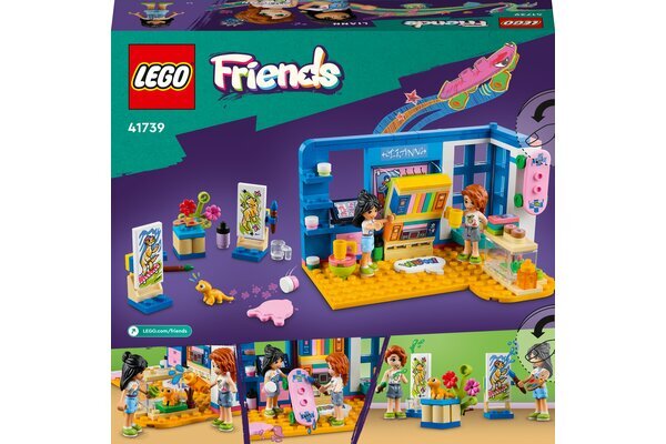 41739 LEGO® Friends Lijanos kambarys kaina ir informacija | Konstruktoriai ir kaladėlės | pigu.lt