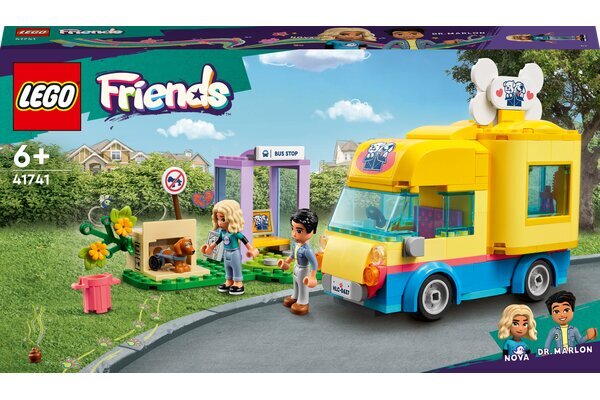 41741 LEGO® Friends Šunų gelbėjimo furgonas kaina ir informacija | Konstruktoriai ir kaladėlės | pigu.lt