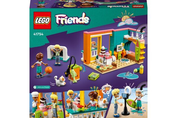 41754 LEGO® Friends Leo kambarys цена и информация | Konstruktoriai ir kaladėlės | pigu.lt