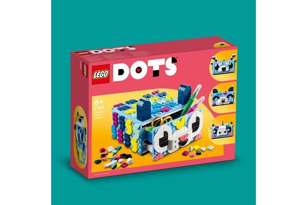 41805 LEGO® DOTS Kūrybinis gyvūnų stalčius kaina ir informacija | Konstruktoriai ir kaladėlės | pigu.lt