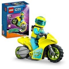 60358 LEGO® City Kibernetinis kaskadinis motociklas kaina ir informacija | Konstruktoriai ir kaladėlės | pigu.lt