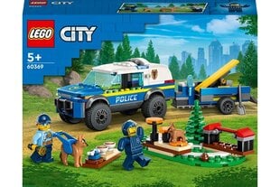 60369 LEGO® City Дрессировка собак мобильной полиции цена и информация | Конструкторы и кубики | pigu.lt