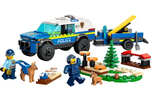 60369 LEGO® City Mobili policijos šunų treniruotė цена и информация | Konstruktoriai ir kaladėlės | pigu.lt