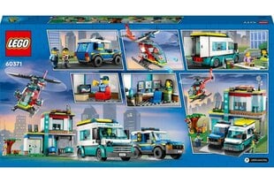 60371 LEGO® City Штаб аварийных транспортных средств цена и информация | Конструкторы и кубики | pigu.lt