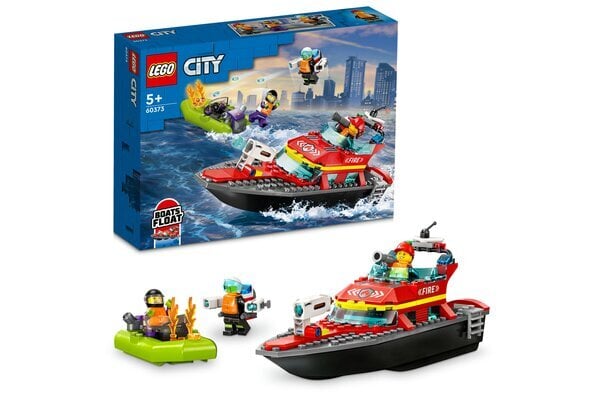 60373 LEGO® City Ugniagesių kateris цена и информация | Konstruktoriai ir kaladėlės | pigu.lt