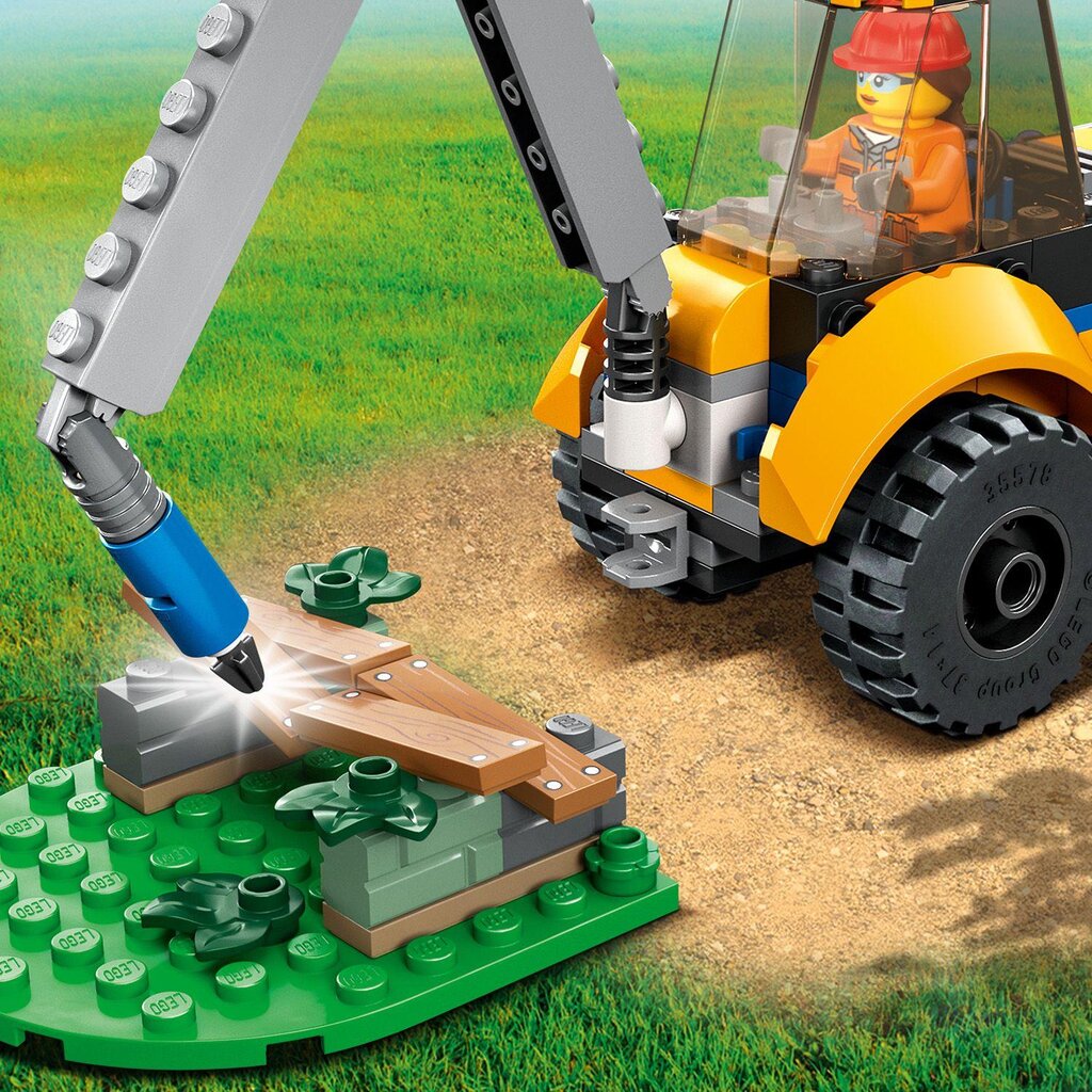 60385 LEGO® City Statybinė kasimo mašina kaina ir informacija | Konstruktoriai ir kaladėlės | pigu.lt