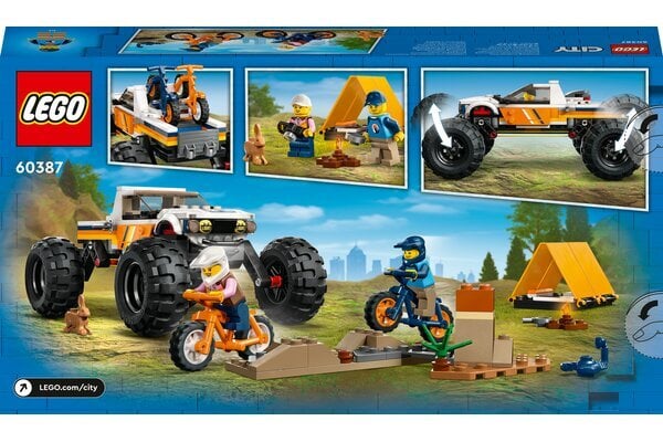 60387 LEGO® City 4x4 nuotykiai bekele kaina ir informacija | Konstruktoriai ir kaladėlės | pigu.lt