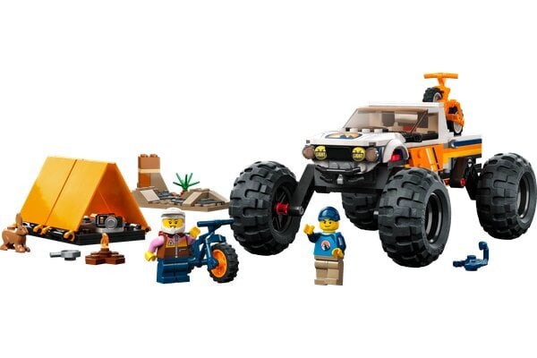 60387 LEGO® City 4x4 nuotykiai bekele kaina ir informacija | Konstruktoriai ir kaladėlės | pigu.lt