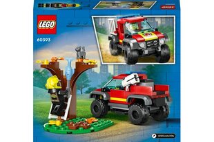 60393 LEGO® City Спасательная миссия пожарного внедорожника цена и информация | Конструкторы и кубики | pigu.lt