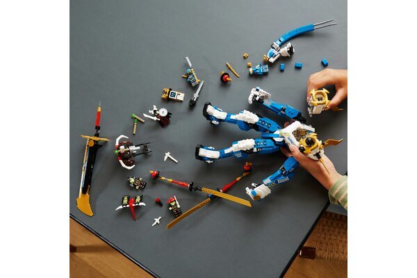 71785 LEGO® NINJAGO Jay robotas titanas цена и информация | Konstruktoriai ir kaladėlės | pigu.lt