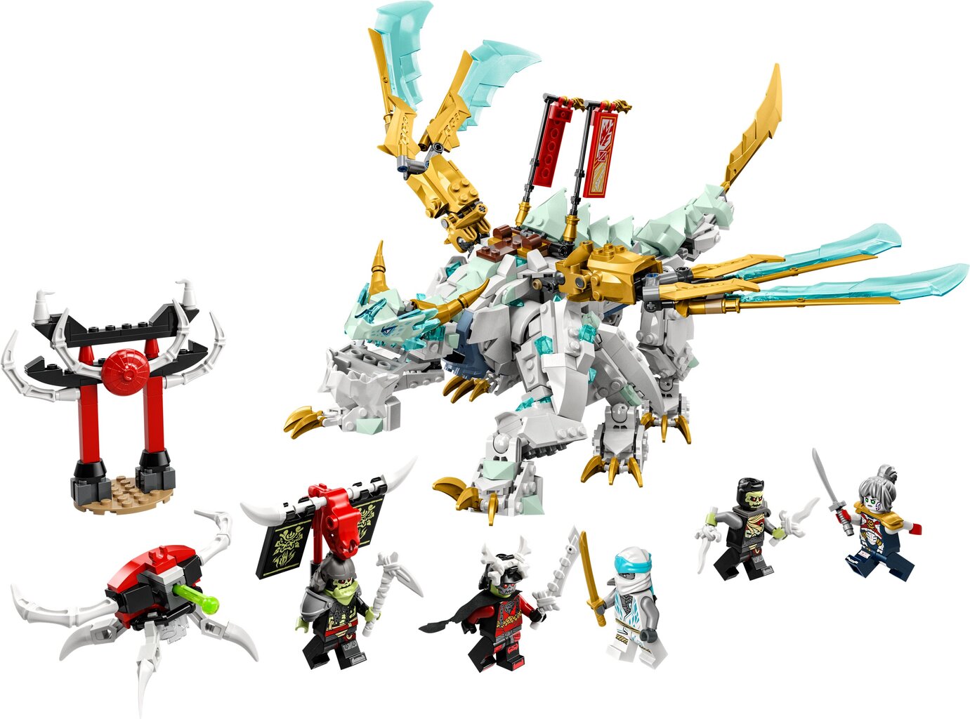 71786 LEGO® NINJAGO Zane ledo drakonas kaina ir informacija | Konstruktoriai ir kaladėlės | pigu.lt