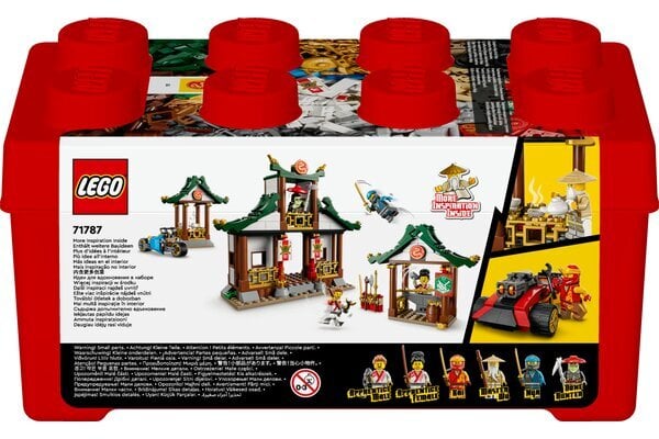 71787 LEGO® NINJAGO Kūrybiška nindzių kaladėlių dėžutė kaina ir informacija | Konstruktoriai ir kaladėlės | pigu.lt