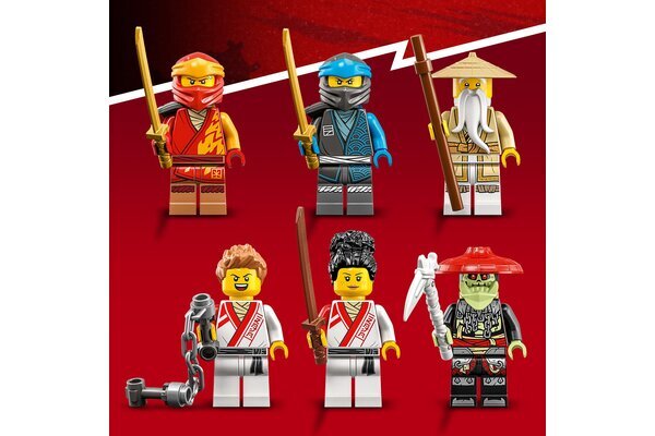 71787 LEGO® NINJAGO Kūrybiška nindzių kaladėlių dėžutė kaina ir informacija | Konstruktoriai ir kaladėlės | pigu.lt