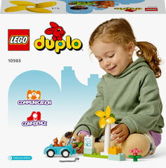 10985 LEGO® DUPLO Town Ветряная турбина и электромобиль цена и информация | Конструкторы и кубики | pigu.lt