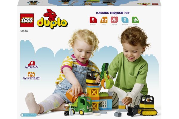 10990 LEGO® DUPLO Statybų aikštelė kaina ir informacija | Konstruktoriai ir kaladėlės | pigu.lt